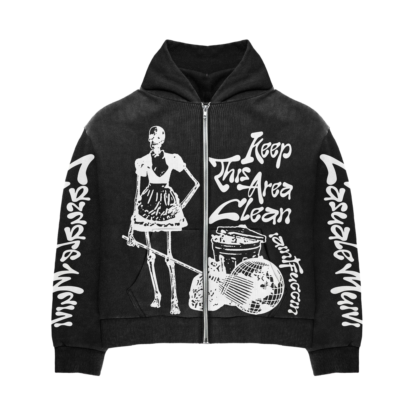 Dead Maid Zip Up Hoodie.