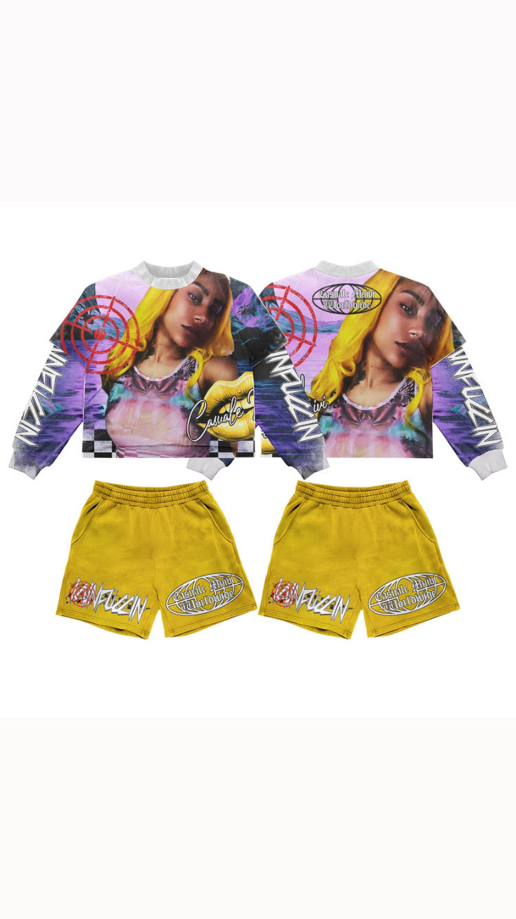 Taydo World Long Sleeve and Short Set…